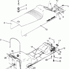 0950743 SUPER SPORT Seat and gas tank assembly super sport 0950743