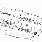 0952064 WIDE TRAK LX Driveshaft assembly widetrak lx 0952064 and  european wi...