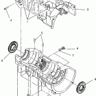 0951660 440 XCR Crankcase assembly 440 xcr 0951660