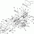 0951676 600 XCR Tunnel assembly 600 xcr 0951676