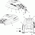 X951660 440 XCR SP Капот