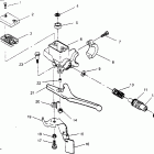 0951676 600 XCR Master cylinder assembly 600 xcr 0951676