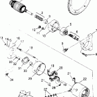 0950869 RXL TOURING Starting motor rxl touring 0950869