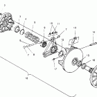 0950582 STORM SKS Drive clutch assembly storm 0950782, storm sks 0950582, ...