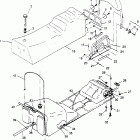 0952761 TRAIL Seat and gas tank assembly  trail deluxe 0952262