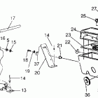 0951660 440 XCR Oil tank / air box assembly 440 xcr 0951660