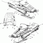 0951676 600 XCR Капот