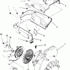 0952061 WIDE TRAK GT Blower housing &  recoil starter assembly widetrak gt 09...