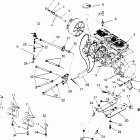 0951676 600 XCR Engine mounting 600 xcr 0951676
