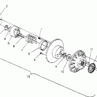 0950582 STORM SKS Driven clutch assembly storm 0950782, storm sks 0950582,...