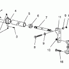 X951660 440 XCR SP Torsion bar assembly 440 xcr sp x951660