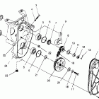 0952574 500 SKS Chaincase assembly  500 efi 0952774, efi sks 0952574,   ...