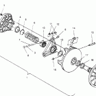 X951660 440 XCR SP Drive clutch assembly  440 xcr sp x951660
