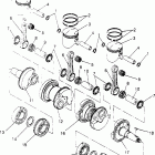 0950582 STORM SKS Piston and crankshaft storm 0950782, storm sks 0950582, ...