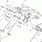 0950756 XLT Rear torque arm assembly xlt 0950756, xlt sks 0950556,  ...