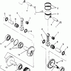 0952761 TRAIL Piston and crankshaft  trail 0952761, trail deluxe 09522...