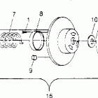 0952061 WIDE TRAK GT Driven clutch widetrak gt 0952061 and  european widetrak...