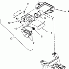 0952761 TRAIL Brake assembly  trail 0952761, trail deluxe 0952262,   a...