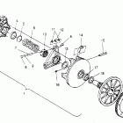 0950869 RXL TOURING Drive clutch assembly rxl touring 0950869