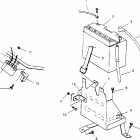 0952574 500 SKS Battery box  500 efi 0952774, efi sks 0952574,   efi sks...