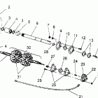 0952061 WIDE TRAK GT Driveshaft assembly widetrak gt 0952061 and  european wi...