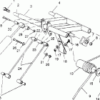 0952560 440 SKS Rear torque arm assembly 440 0952760, 440 sks 0952560,  ...