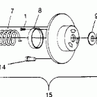 E952857 EURO XLT TOURING Driven clutch xlt touring 0952857 and  european xlt tour...