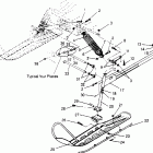 0953133 LITE GT Front suspension and ski lite gt 0953133 and  european l...