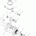 0953433 LITE Piston and crankshaft starlite 0953427
