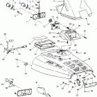 0950869 RXL TOURING Hood assembly rxl touring 0950869