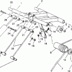 0952761 TRAIL Rear torque arm assembly  trail 0952761, trail deluxe 09...