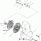 0952574 500 SKS Recoil starter assembly  500 efi 0952774, efi sks 095257...