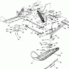 0952761 TRAIL Front suspension and ski  trail 0952761, trail deluxe 09...