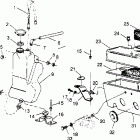 0950443 SPORT Oil tank  /  air box assembly sport 0950443, sport touri...