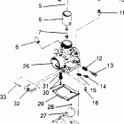 0953433 LITE Carburetor assembly lite 0953433 and lite deluxe 0953431