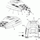 0951676 600 XCR Капот