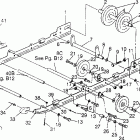 0951660 440 XCR Suspension assembly 440 xcr 0951660