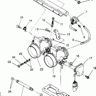 0952574 500 SKS Throttle body assembly  500 efi 0952774, efi sks 0952574...