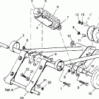 0952574 500 SKS Front torque arm assembly  500 efi 0952774, efi sks 0952...
