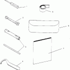 0950869 RXL TOURING Tool kit rxl touring 0950869