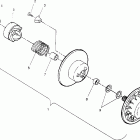 0950443 SPORT Driven clutch assembly sport 0950443, sport touring 0950...