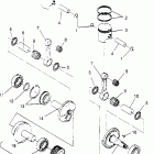 0950443 SPORT Piston and crankshaft sport 0950443, sport touring 09502...