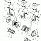 0940768 RXL Piston and crankshaft rxl 0940768 and rxl touring 094086...