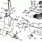 E930864 EURO CLASSIC Oil tank  /  air box assembly classic touring e942875