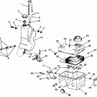 0942760 440 L/C Oil tank / air box assembly 440 0942760 and 440 sks 0942...