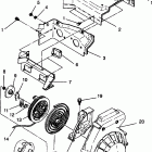 0943133 LITE GT Blower housing & recoil assembly lite gt 0943133 and sta...