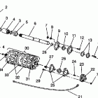 0942064 WIDE TRAK LX Driveshaft assembly widetrak lx 0942064