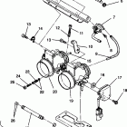 0942774 500 EFI Throttle body assembly 500 efi 0942774 and efi sks 09425...