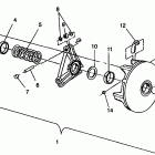 0943133 LITE GT Drive clutch assembly lite gt 0943133 and starlite gt 09...