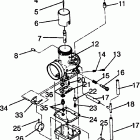 0941660 440 XCR SP Carburetor assembly 440 xcr sp 0941660